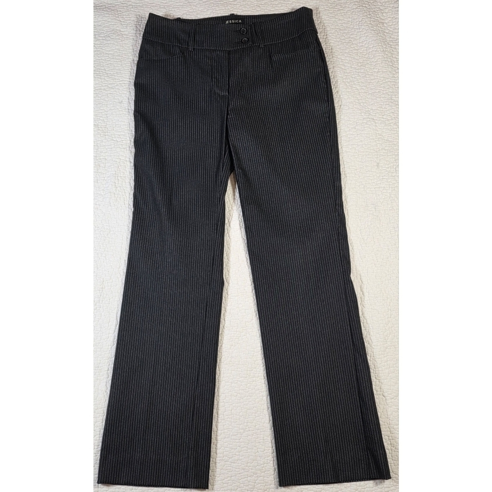 Jessica Dream Fit Pinstriped Petite Trouser Dress Pants